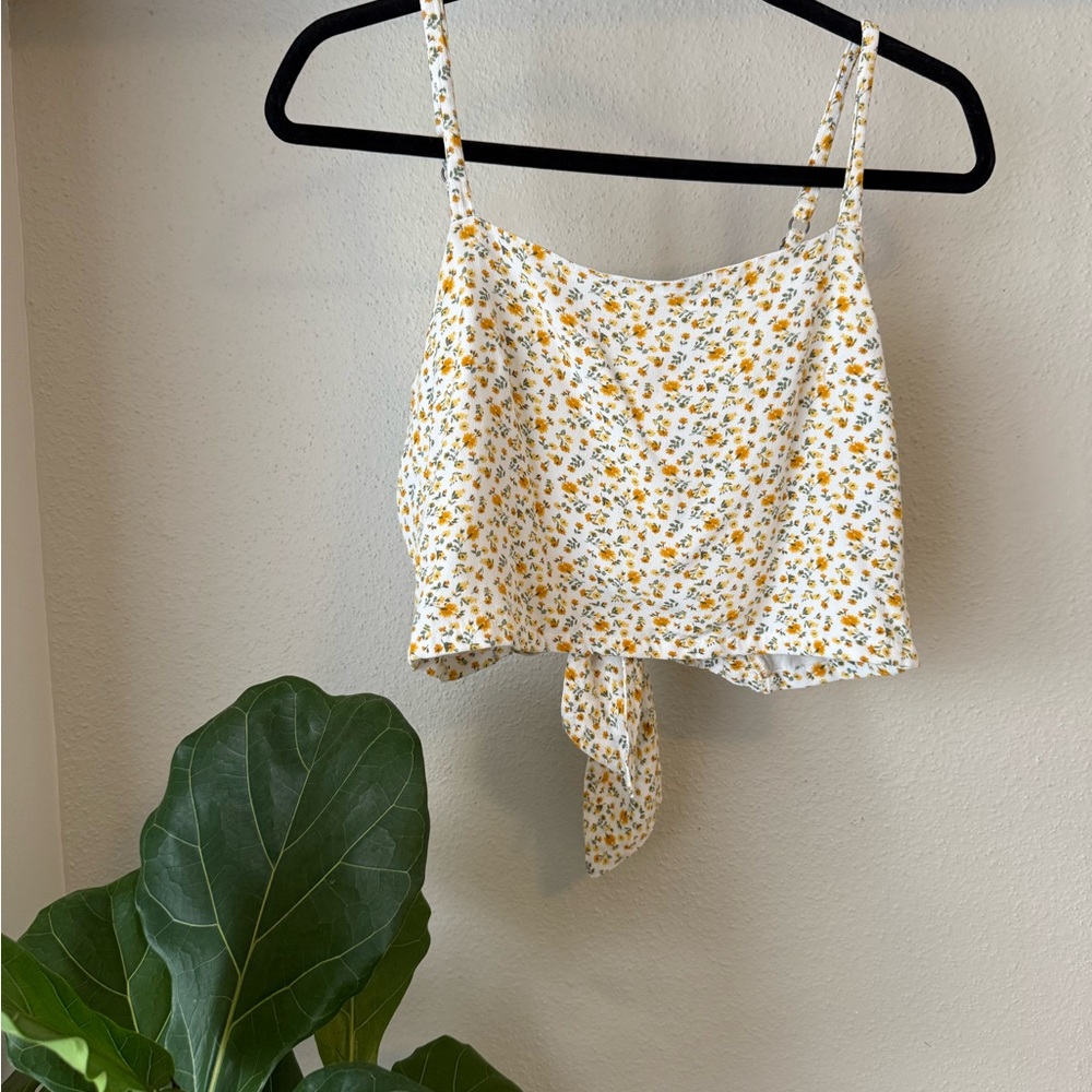 Hollister Floral Crop Top